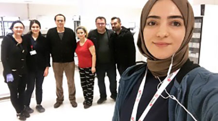 Beckman Coulter staff helping at Turkish hospital