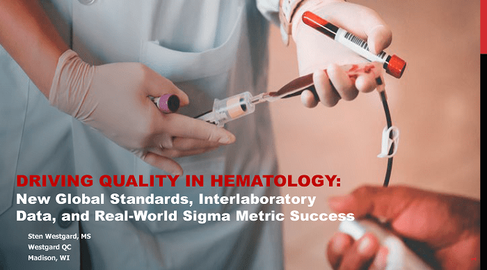 Driving Quality in Hematology