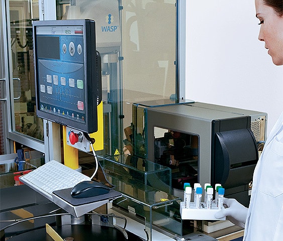 Copan Rack Copan WASP DT: Walk-Away Specimen Processor | Beckman Coulter