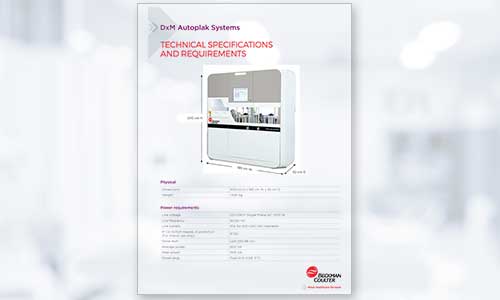 DxM 6100 Autoplak Advanced microbiology automation system data sheet DxM 6100 Autoplak Advanced microbiology automation system data sheet