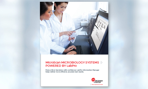 MicroScan Microbiology Systems Powered by LabPro brochure.
